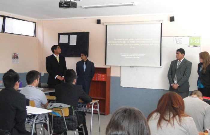 Presentación de un taller de especialidad