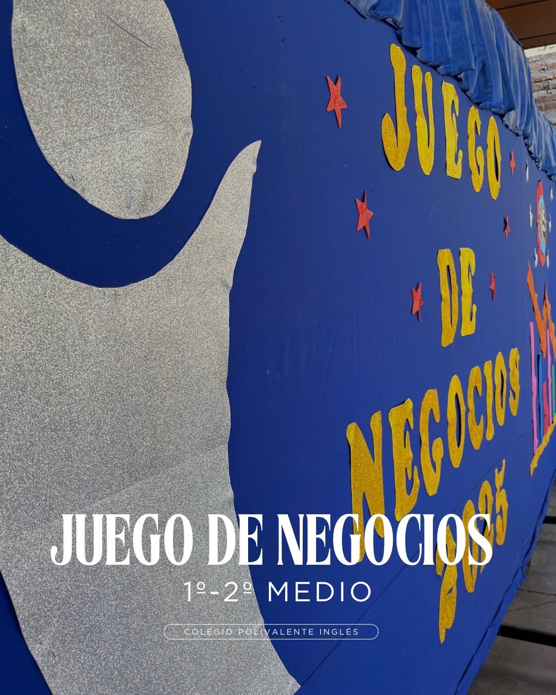 Afiche del Juego de Negocios para 1º y 2º Medio