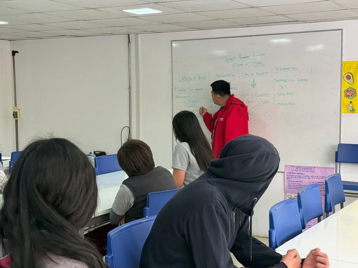 Taller de primeros auxilios para delegados y centro de estudiantes